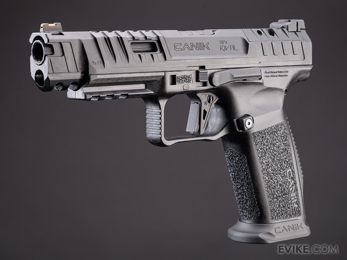 EMG x Cybergun CANIK SFx RIVAL Gas Blowback Airsoft Pistol (Color: Black)